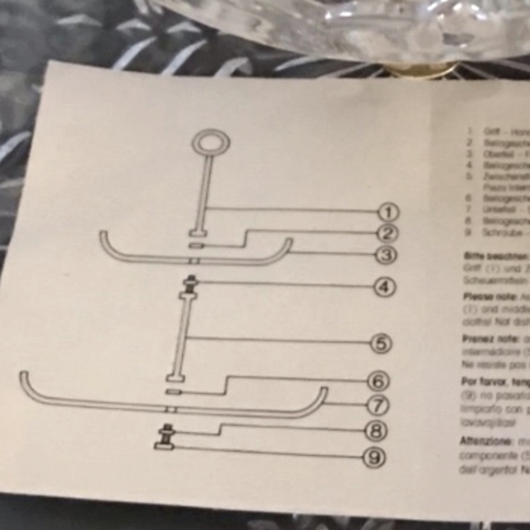 ❄️Vintage German Walther Glass Sweets Cake Tray Snowflake Pattern - Picture 7 of 8